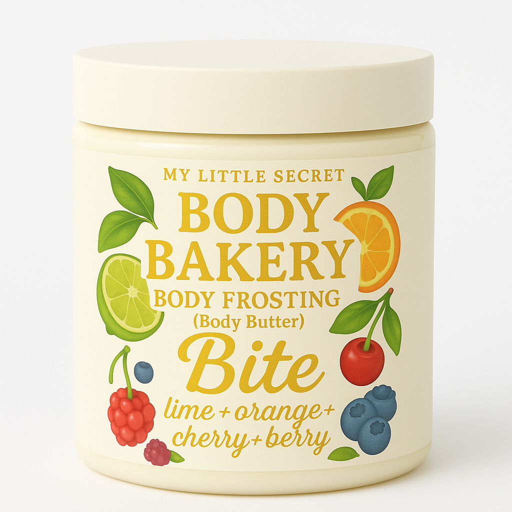MY LITTLE SECRET
BODY BAKERY
BODY FROSTING
(Body Butter)